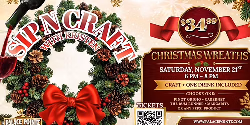 Sip N Craft With Kristen: Christmas Wreaths