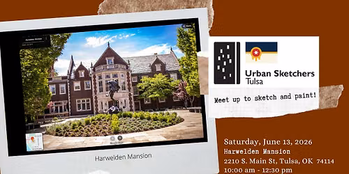 Urban Sketchers Tulsa: June Meet-up!!!