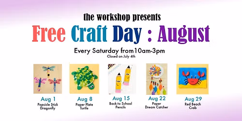 Free Craft Day | August