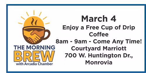 The Morning Brew at Courtyard Marriott!