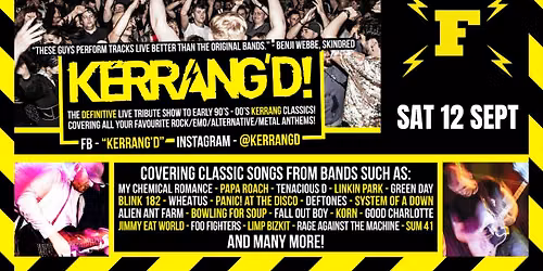 KERRANG'D + EMO AFTERPARTY \/\/ WORTHING \/\/ 12.09.2026