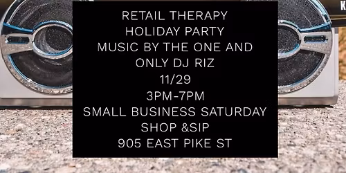 Retail Therapy Holiday Party 