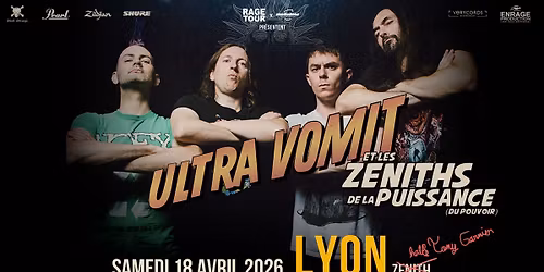 ULTRA VOMIT en concert \u00e0 La Halle Tony Garnier