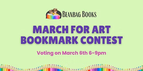 March for Art Bookmark Contest