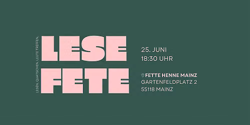 Lese Fete Mainz