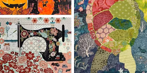 Laura Heine Teeny Tiny Collage Class with Lynn