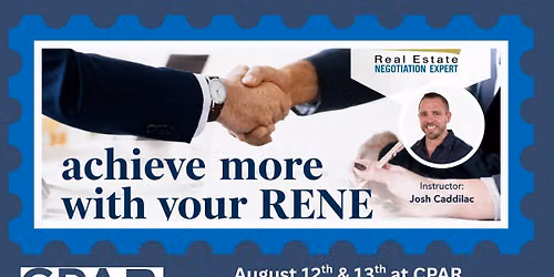 Real Estate Negotiation Expert (RENE) Certification Course 8CE