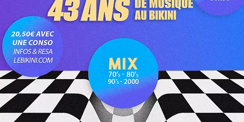 R\u00e9veillon : 43 ans de musique au Bikini