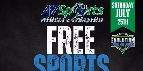 \ud83c\udfc8\ud83c\udfd0\ud83c\udfc0 FREE SPORTS PHYSICALS DAY! \u26bd\ud83e\udd4e\ud83c\udfbe