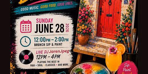 R&B Brunch Sip & Paint at BINGE VIETNAMESE FUSION