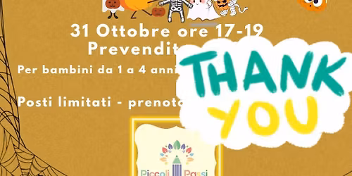 (POSTI TERMINATI) Festa di HALLOWEEN BABY
