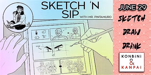 Sketch & Sip: Sh\u014dwa-Era Manga Drawing