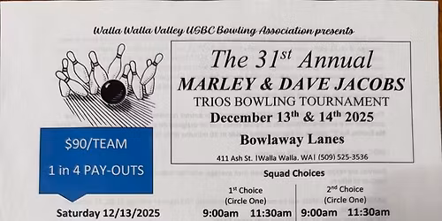 31st Annual Marley & Dave Jacobs Trios