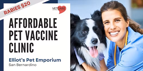 Affordable Pet Vaccine Clinic - Elliot's Pet Emporium