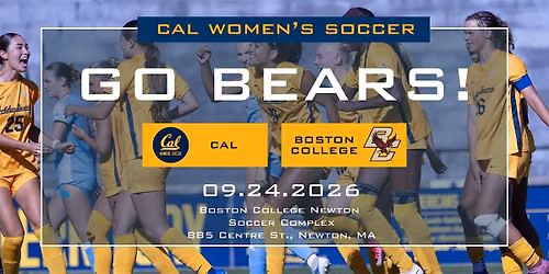 [CACNE] CAL-Boston College Women's Soccer at Boston College