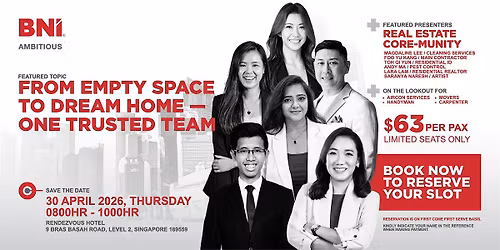 Professional Business Networking Session with BNI Ambitious Singapore