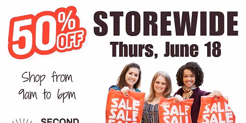 50% off STOREWIDE - No Exclusions!