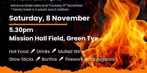 Green Tye Bonfire Night