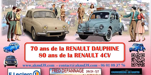 Grand rassemblement de v\u00e9hicules anciens et d'exception de l'AKMD \u00e0 VERNA