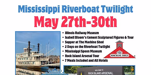 Mississippi Riverboat Twilight