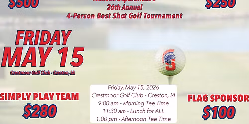 \ud83c\udfcc\ufe0f\u200d\u2642\ufe0f 26th Annual Spartan Athletics Golf Fundraiser \ud83c\udfcc\ufe0f\u200d\u2640\ufe0f