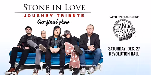 Stone In Love's [Journey tribute] FINAL SHOW \u2022 Taken By The Sky [Fleetwood Mac] at Revolution Hall