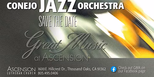 Great Music at Ascension presents: The Conejo Jazz Orchestra