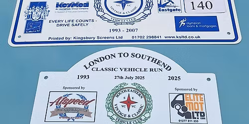 London to Southend Classic Vehicle run 2026