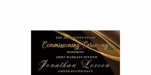 Jon Lexcen's Commissioning 