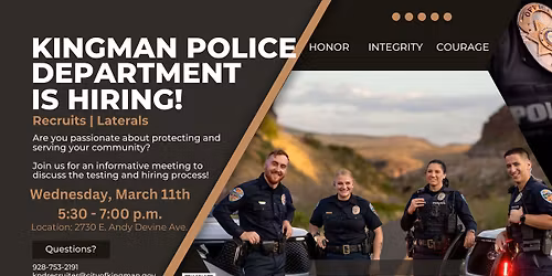 KPD Hiring & Recruitment Informational Meeting
