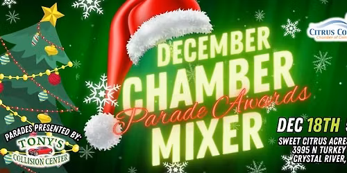 December Chamber Parade Awards Mixer