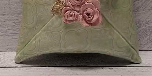 Hand Build Clay Hanging Wall Vases