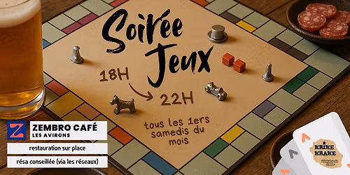 Soir\u00e9e Jeux 14 Nov @ Zembro Caf\u00e9