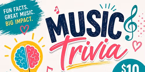 Music Trivia Fundraiser for the Robbie Dean Centre