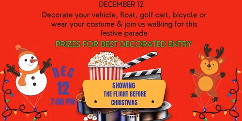 Spirit of Morgan City Christmas Parade & Movie Night in Lawrence Park