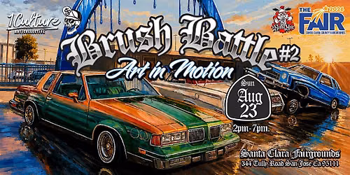 Brush Battle #2 Art in Motion. Car registration