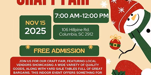 Yard Sale & Christmas Craft Fair