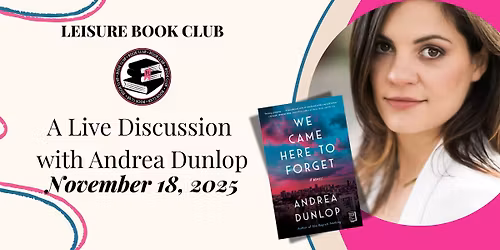 LBB Leisure Club Presents: A Live Discussion with Andrea Dunlop