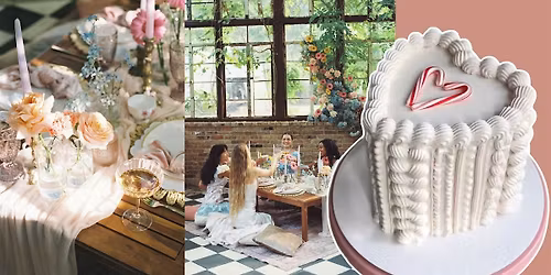 Cake Decorating Class & Tea Party | Candy Cane Hearts