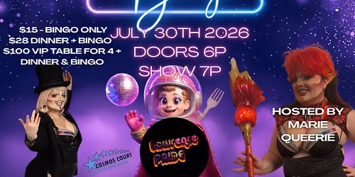 Charity Drag Bingo for Lawrence Pride