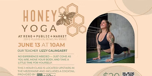 Honey Yoga at Reno Public Market