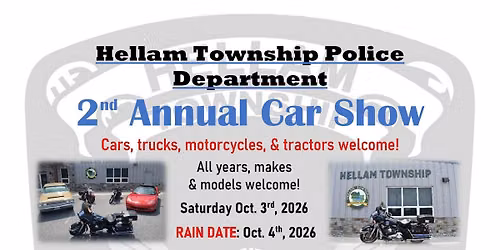 2nd Annual Hellam Township Police Department Car Show 