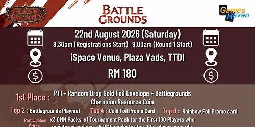 GHMY | Flesh & Blood Battlegrounds - Classic Constructed