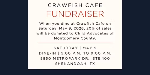 Crawfish Cafe Fundraiser