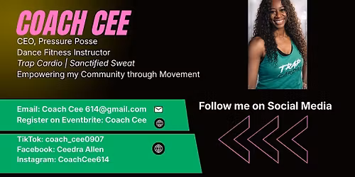 Sanctified Sweat with Coach Cee (Wednesday Class)