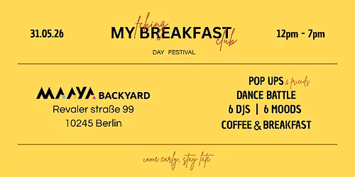 MYFCKINGBREAKFASTCLUB DAY FESTIVAL