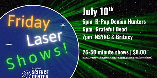 Friday Night Laser Shows: K-Pop, Grateful Dead, NYSYNC & Britney