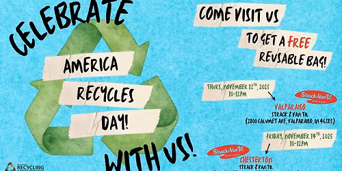 America Recycles Day - In Valparaiso, Indiana!!