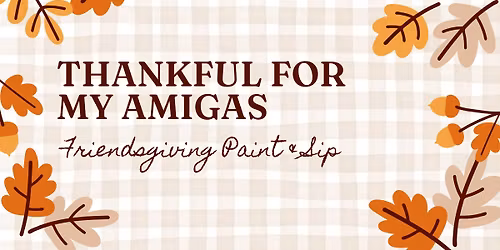 Friendsgiving Paint & Sip - Fall Tote Workshop