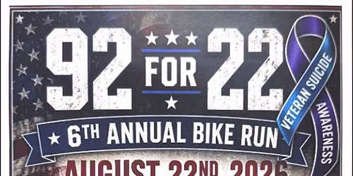 92 for 22 - 6th Annual Bike Run